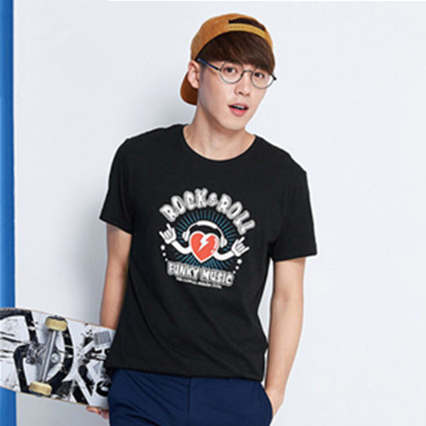 夏季单品！森马青少年纯棉简约潮流圆领T恤