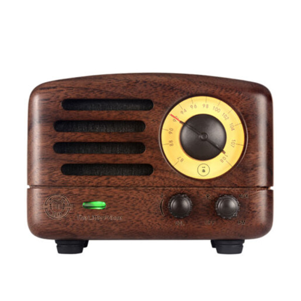 感恩版！猫王 小王子胡桃原木便携蓝牙音箱