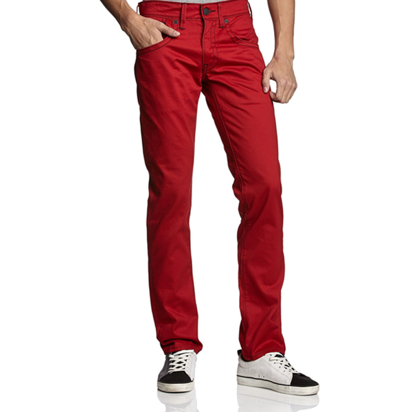 休闲百搭！Levi's李维斯男式修身低腰休闲裤15482-0007