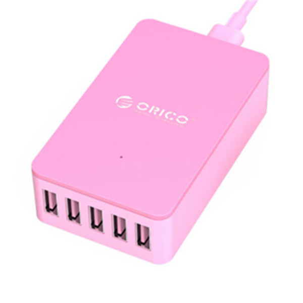 手机平板通用！奥睿科 CSE-5U 五口智能USB充电器插头