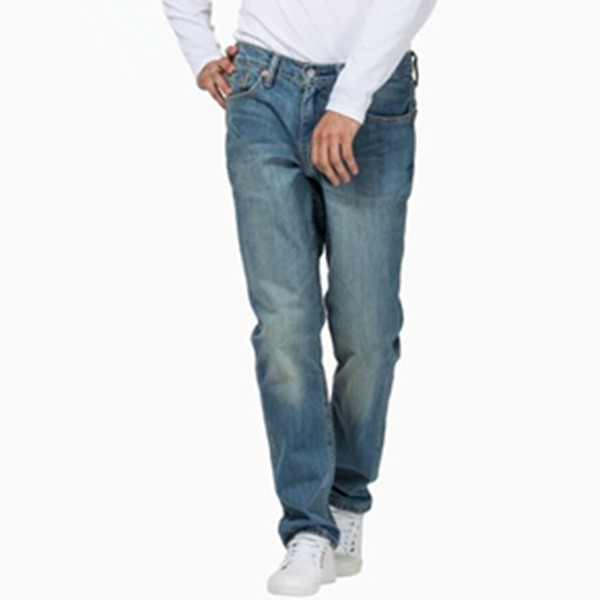 修身直筒！李维斯541系列蓝色水洗牛仔裤18181-0047