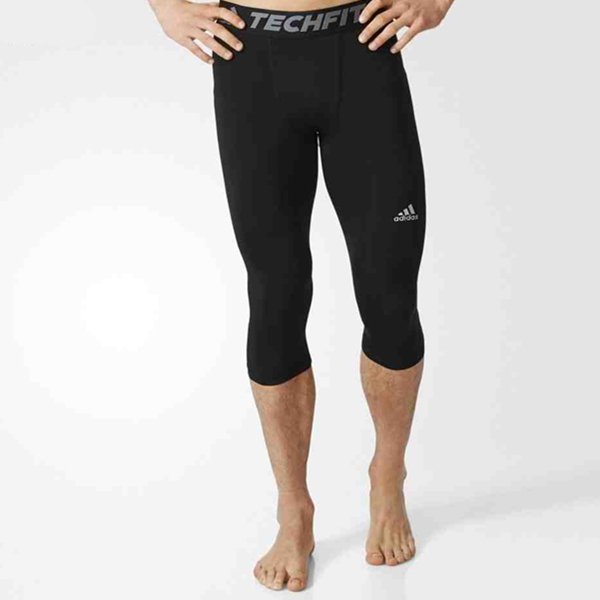强力压缩！阿迪达斯2017年新款男子运动全能系列紧身中裤S95308