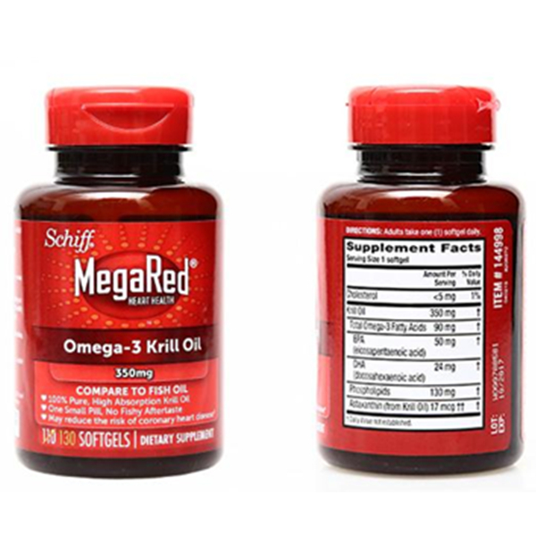 美国进口！Schiff Megared 欧米茄3深海磷虾油胶囊
