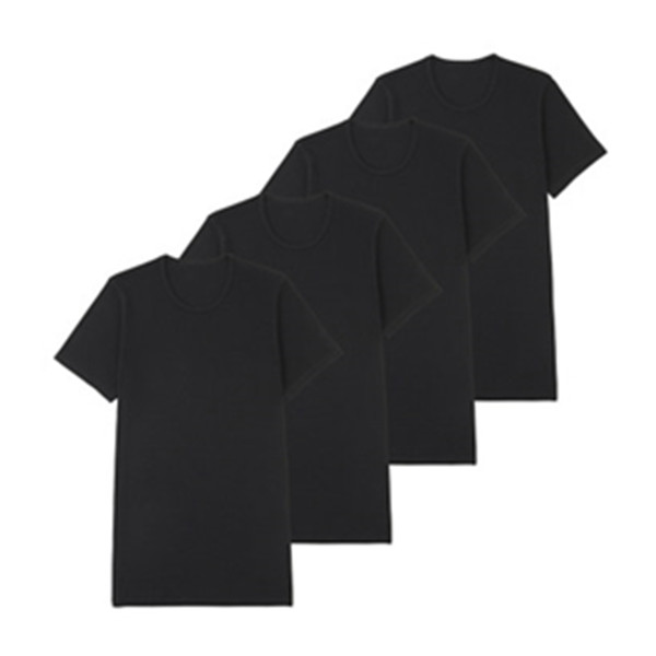 白菜价！优衣库 男装 圆领T恤(短袖)(4件装) 182516