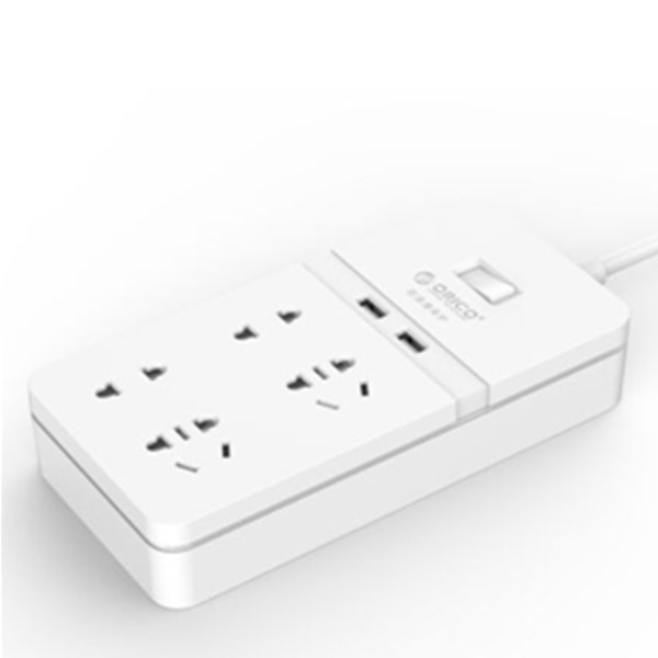 防雷抗浪涌！奥睿科 FPC-4A2U USB插座 插线板