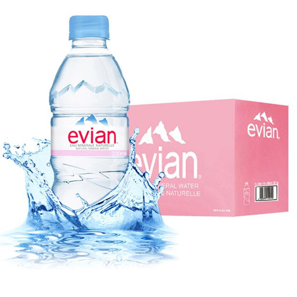 天然水源！evian依云天然矿泉水330毫升*24瓶装