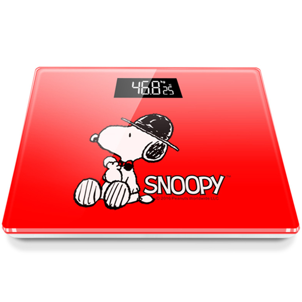 减肥利器！康美史努比精准电子体重秤