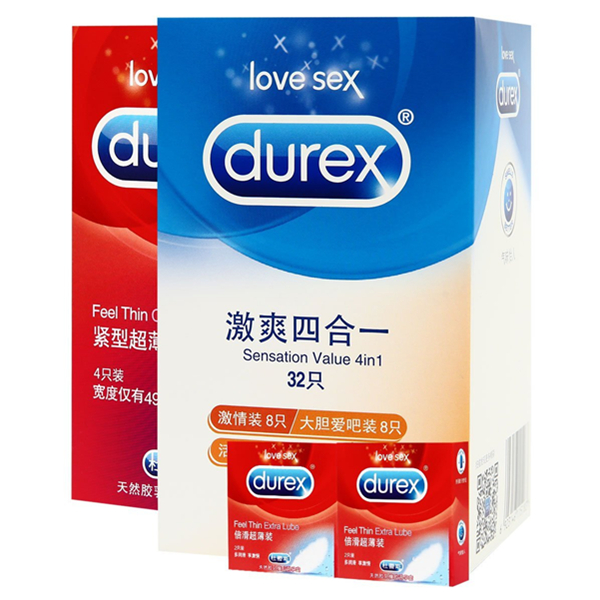 活力四射！Durex杜蕾斯避孕套40只