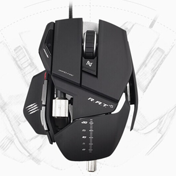 炫酷外形！MadCatz R.A.T.5升级版专业游戏鼠标
