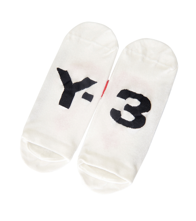 春夏上新!Y-3 Y-3LOGO船袜25-BQ7025