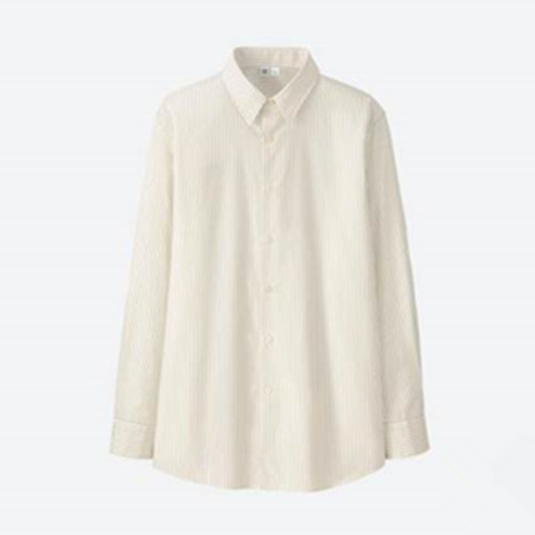 休闲舒适！优衣库U系列长绒棉衬衫197624
