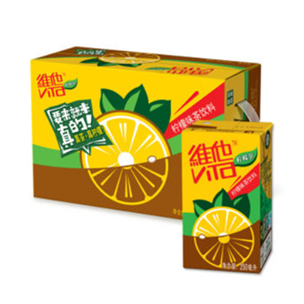 超爽体验！维他 柠檬茶250ml*16盒 整箱