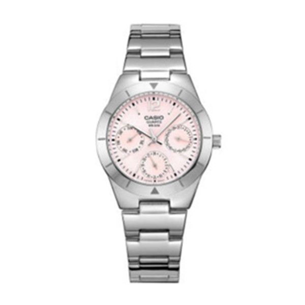 气质典雅！卡西欧手表指针系列时尚女表LTP-2069D-4A