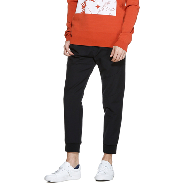 简约设计！TRENDIANO哈伦修身九分裤休闲裤3HC1063060