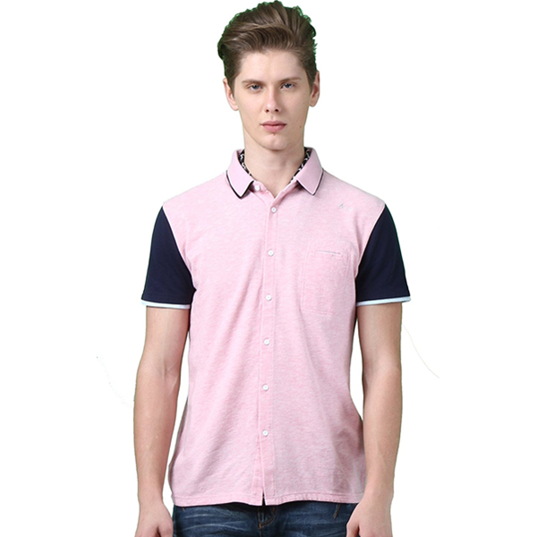 简约时尚！美特斯邦威男士衬衫722089