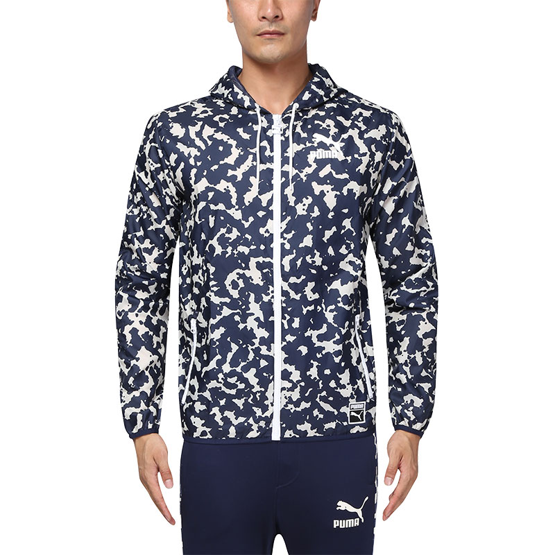 运动潮流！PUMA彪马ICONIC-CAMO男子梭织外套572081