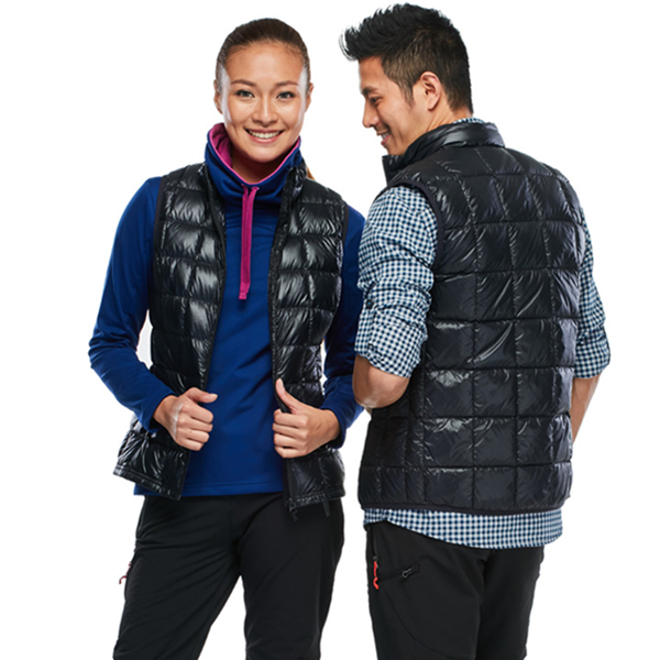 保暖轻薄！迪卡侬羽绒背心QUECHUA TB