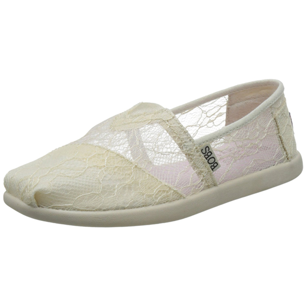 清凉透气！Skechers斯凯奇BOBS女一脚蹬平底休闲鞋733758