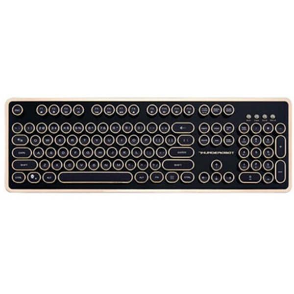 艺术经典！ThundeRobot雷神蒸汽朋克机械键盘K60C