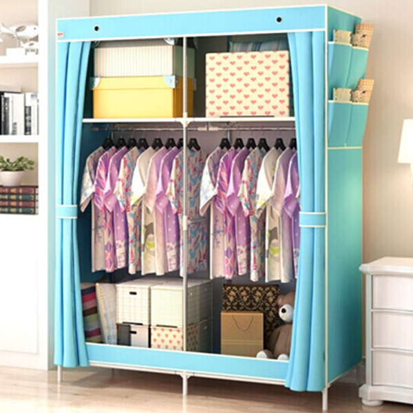 简约现代！美好家布衣柜简易衣柜T-115A