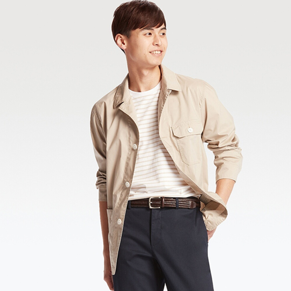 简约帅气！UNIQLO优衣库弹力工装茄克189571