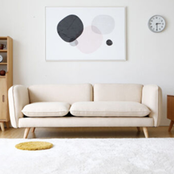 爆款沙发！A家家具 北欧简约客厅布艺沙发