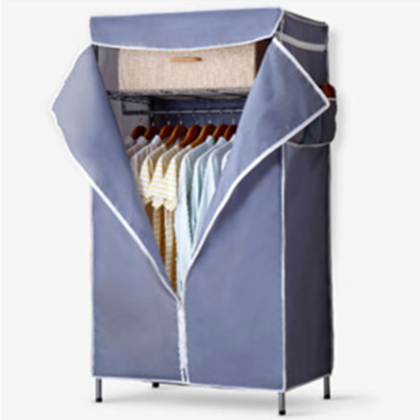 双色可选！溢彩年华 牛津布衣柜 钢架加粗款衣橱