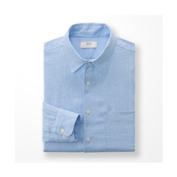 近期好价！优衣库高级麻衬衫(长袖) 183593