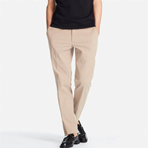 修身款式！优衣库弹力修身无褶长裤 182670