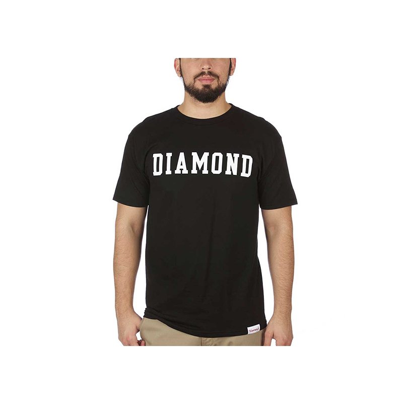 多色可选！DIAMOND 简约百搭男士短袖T恤