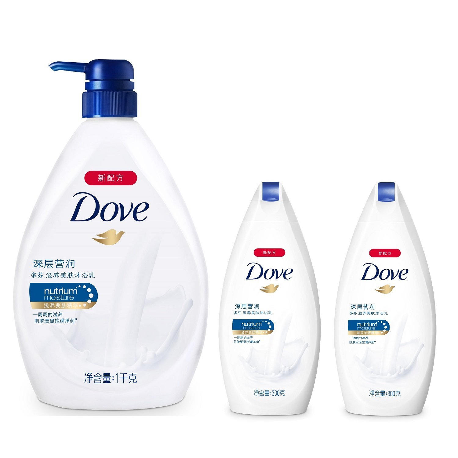 持久滋润！Dove 多芬 深层营润沐浴乳 共3瓶