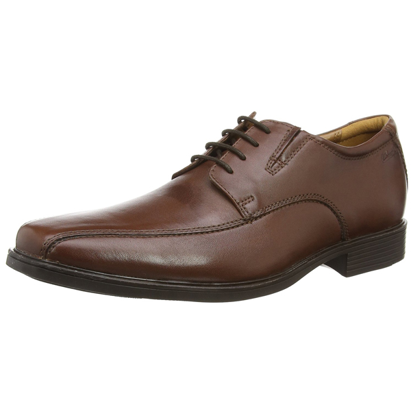 中亚海外购！Clarks Tilden Walk 男士休闲皮鞋 8.5码