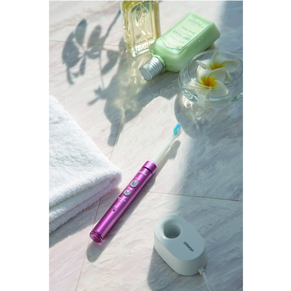 中亚日淘！欧姆龙 声波震动电动牙刷 粉红色