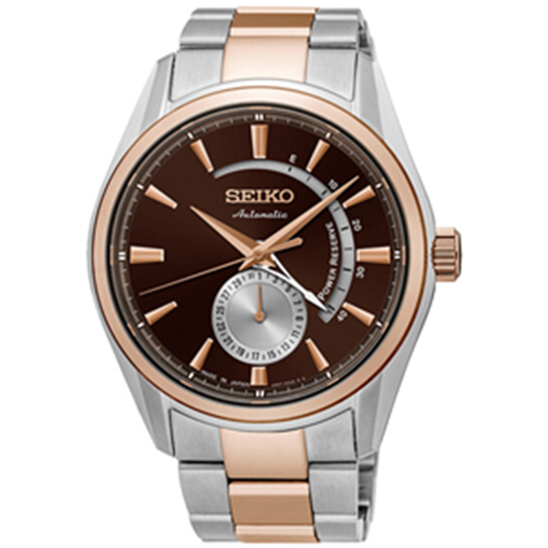 简约大气！SEIKO精工PRESAGE系列机械男表SSA308J1