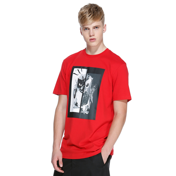 夏季优选！TRENDIANO印花宽松圆领短袖T恤3HC2025200