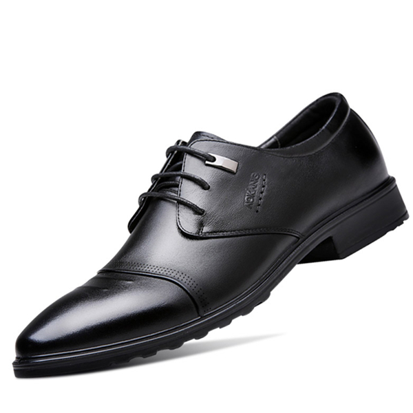 英伦时尚！Aokang奥康男商务休闲鞋143118022