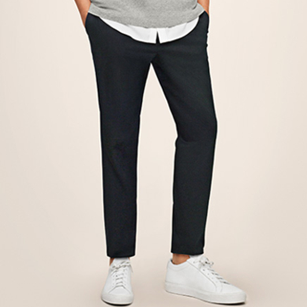 简约舒适！UNIQLO优衣库休闲九分裤196937