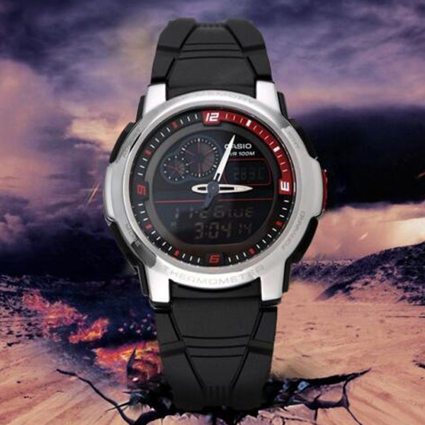 高性价比！卡西欧 普通系列休闲男表AQF-102W-1B