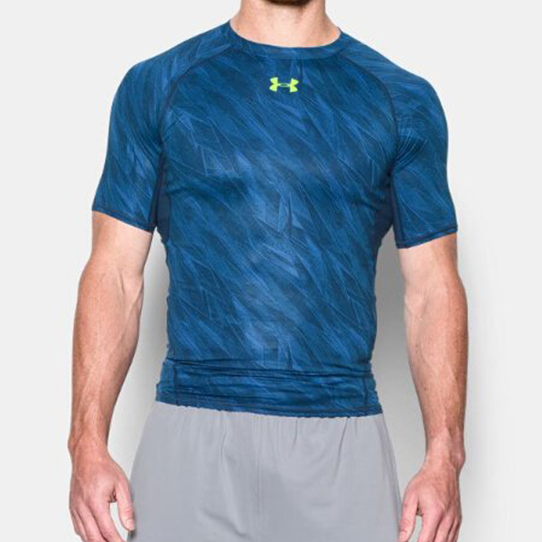 健身必備！Under Armour 安德瑪 印花緊身上衣