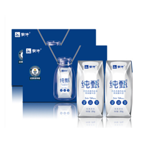 营养健康！蒙牛 纯甄常温酸牛奶 200g*6盒*2箱 组合装