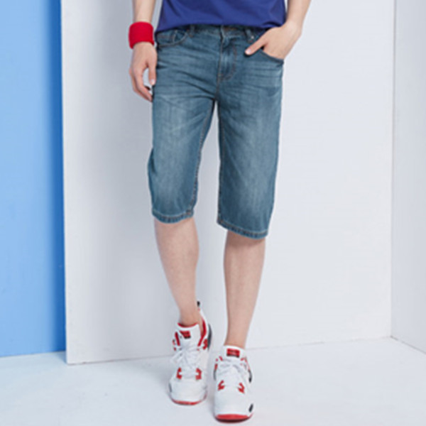 夏季单品！森马浅色五分裤青少年牛仔短裤