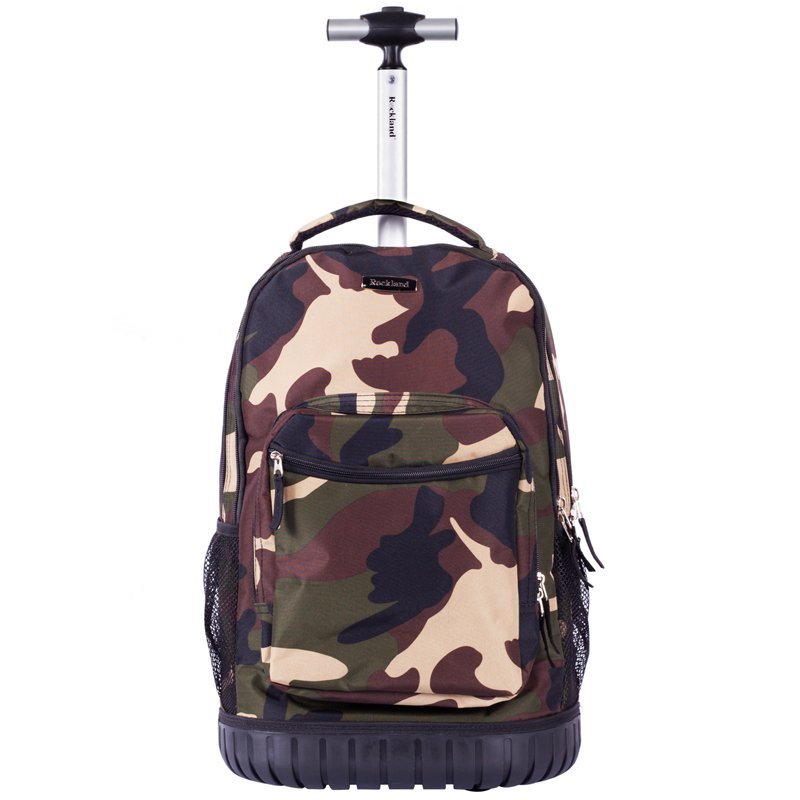 近期低价！Rockland 中性 拉杆背包 R02 迷彩19寸