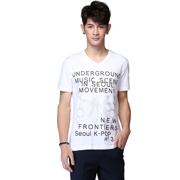 休闲时尚！真维斯男士短袖T恤53-173211