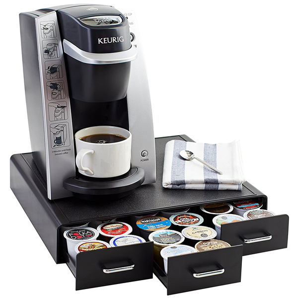 易开启！AmazonBasics 咖啡包 存储抽屉