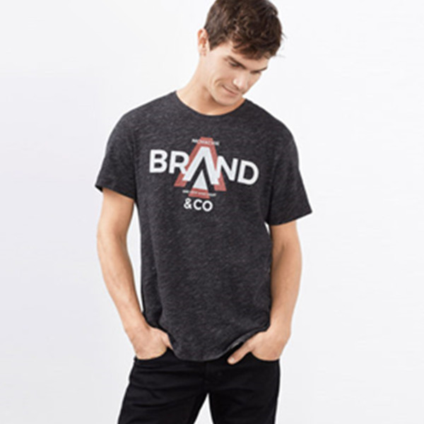 双色可选！ESPRIT EDC男士字母时尚款短袖T恤-106CC2K010