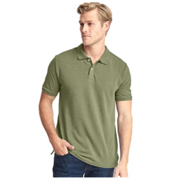 舒适纯棉！Gap基本款纯色Polo衫 520251 W