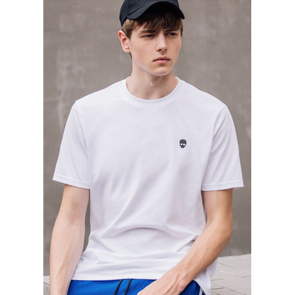 简约风！TRENDIANO纯棉徽章圆领短袖T恤3JC202412P