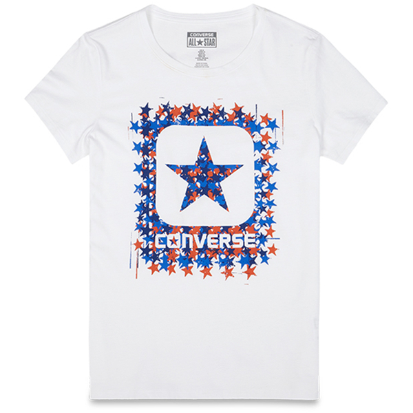 运动休闲！CONVERSE匡威星星印花短袖图案T恤14661C