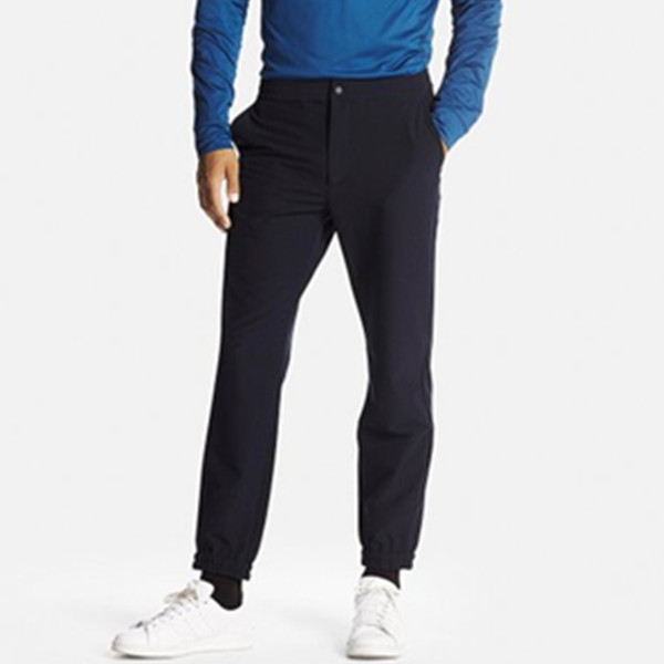 休闲运动！UNIQLO优衣库男装束脚运动裤180317