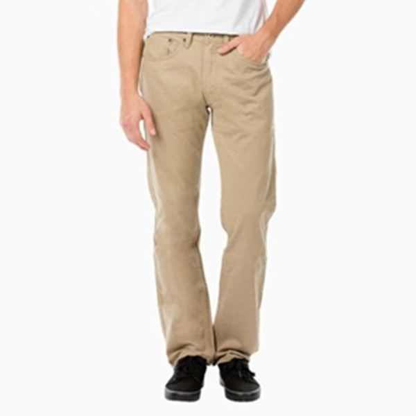舒适直脚！李维斯505系列男士直筒卡其色休闲裤00505-1167